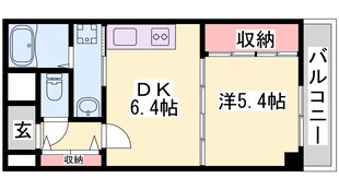 コーポサンライズの物件間取画像